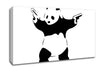 Panda Guns Canvas Wall Art