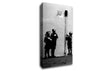 Homage To The Tesco Flag B n W Canvas Wall Art