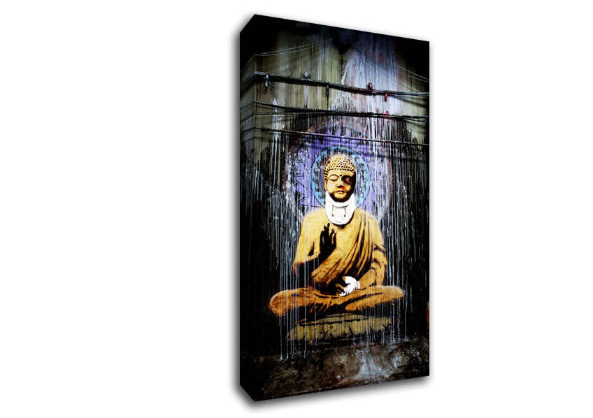Injured Buddha Canvas Wall Art