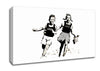 Jack And Jill White Canvas Wall Art