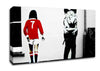 Kissing Coopers Football Canvas Wall Art