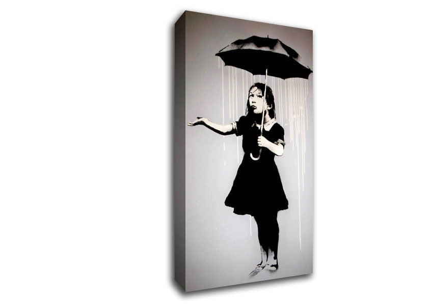 Liquid Rain Canvas Wall Art