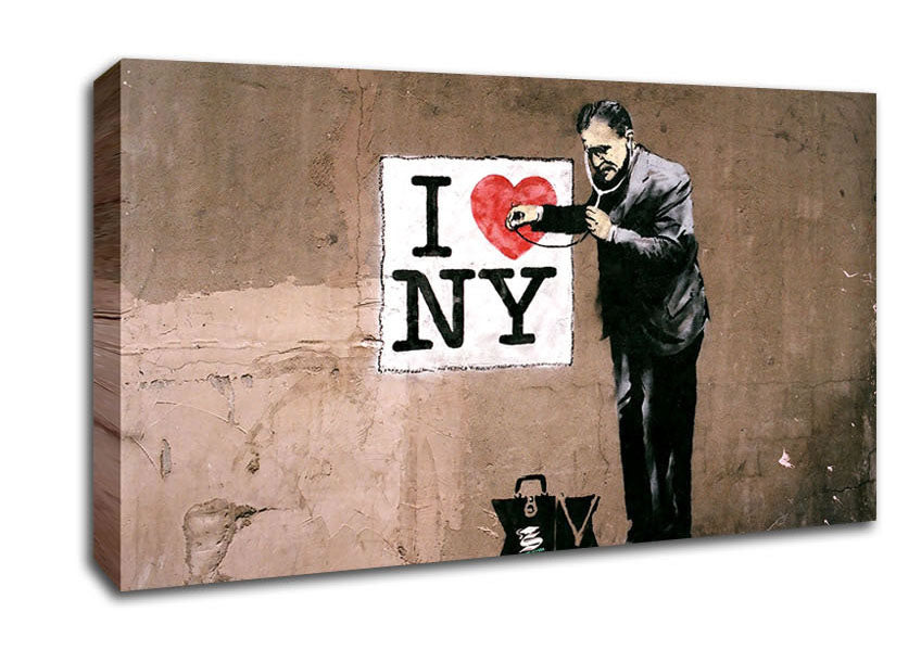 Love Ny Canvas Wall Art