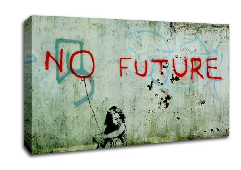 No Future Clean Canvas Wall Art