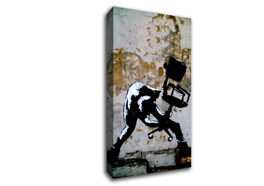 Office Chair Canvas Wall Art