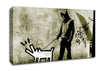 Haring Dog Canvas Wall Art