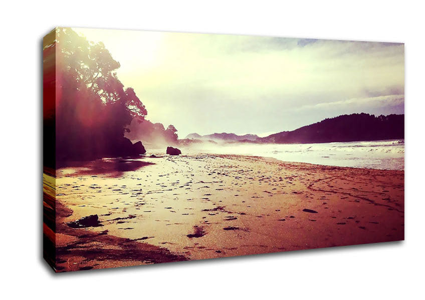 Mist From The Morning Rays Canvas Wall Art