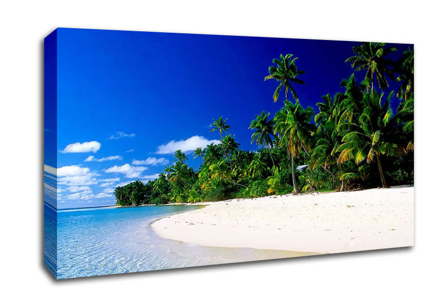Paradise Island Getaway Canvas Wall Art