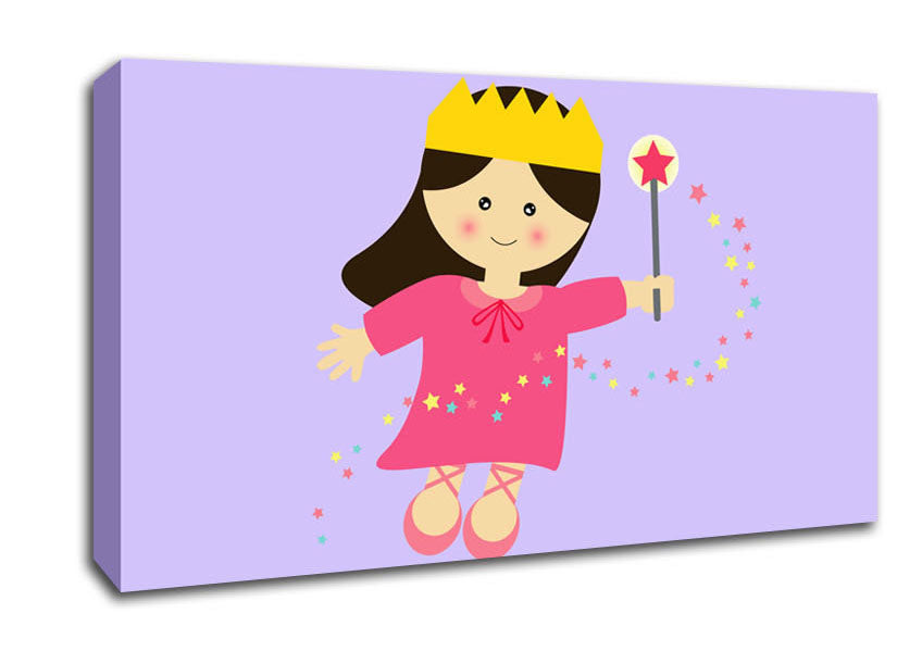 Magical Princess Lilac Canvas Wall Art