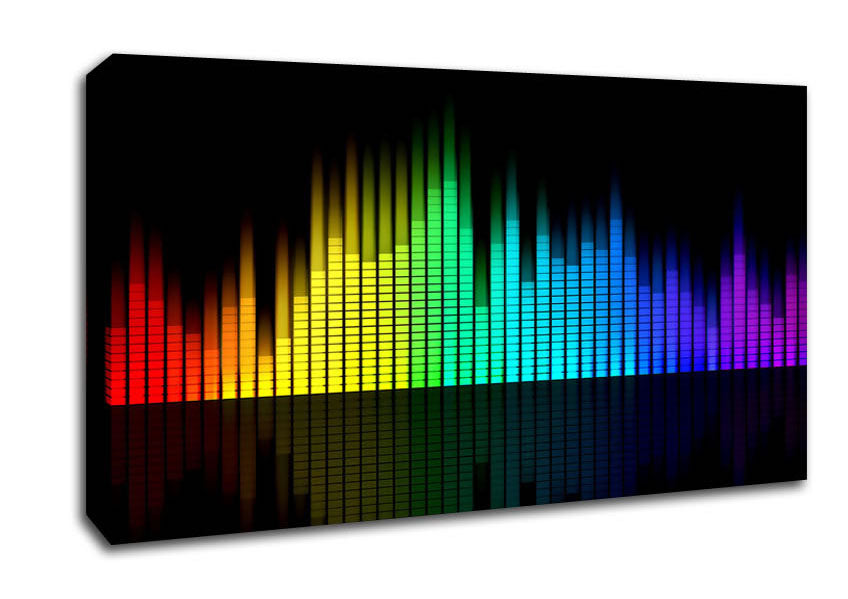 Music Equalizer Canvas Wall Art