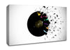 Record Blast Canvas Wall Art