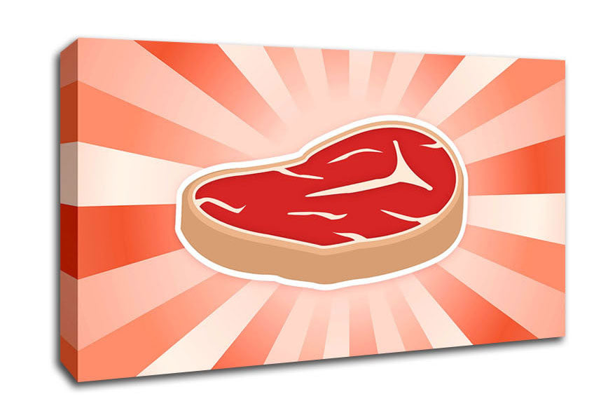Piece Of Meat Canvas Wall Art