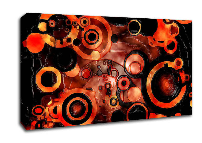 Lava Canvas Wall Art