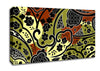 Paisley Leaves Canvas Wall Art