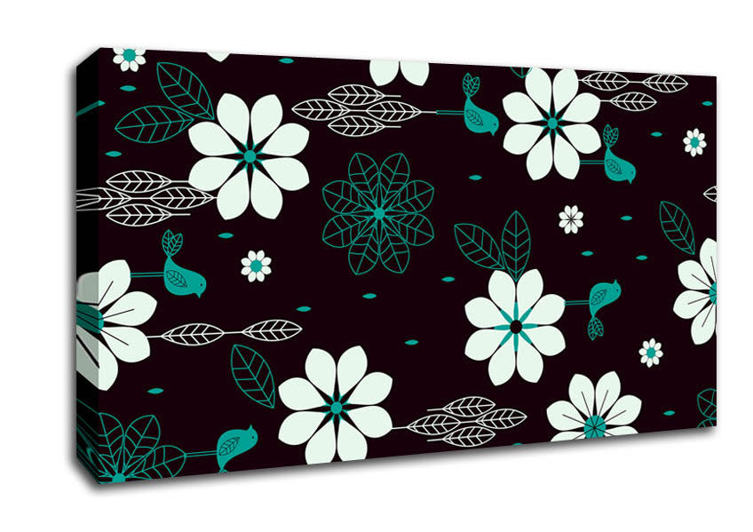Daisy Face Canvas Wall Art