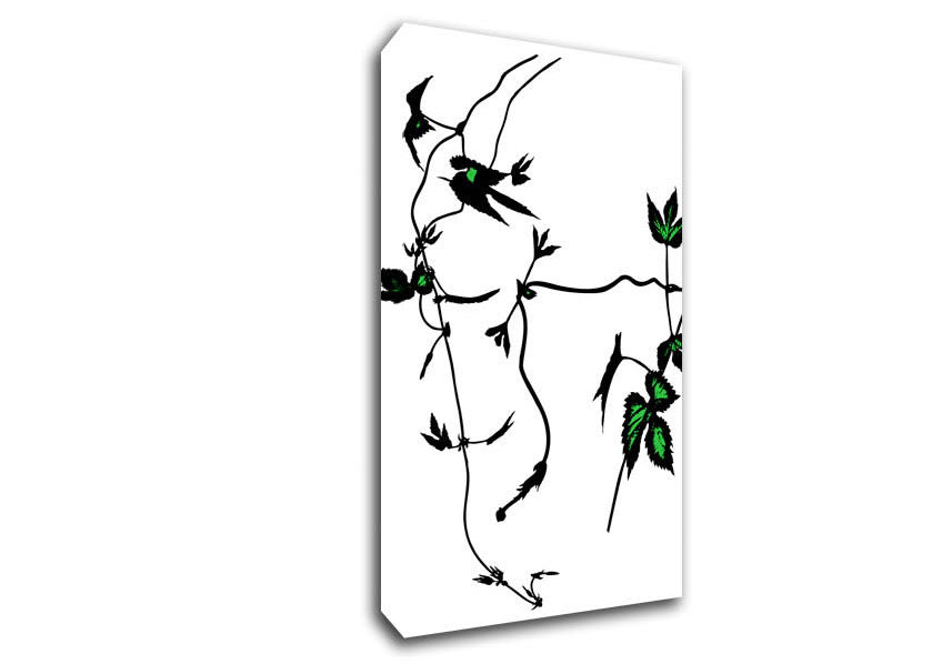 A Hint Of Green Canvas Wall Art
