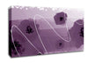 Poppy Heads Lilac Canvas Wall Art