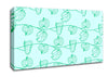 Leaf Chain Canvas Wall Art