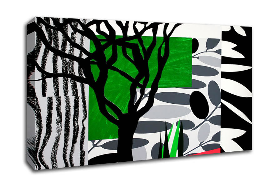 Psychedelic Garden Canvas Wall Art