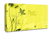 Olive Flower Whisper Canvas Wall Art