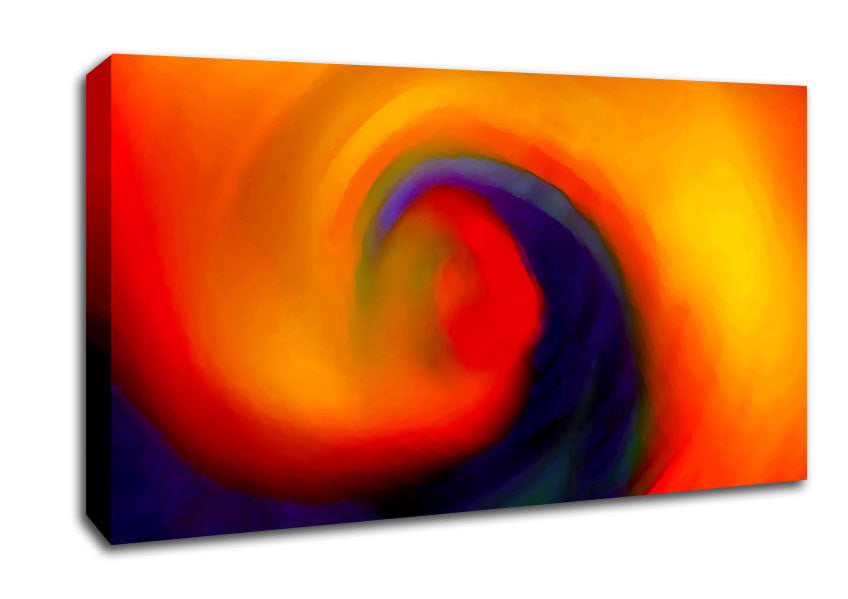 Hurricane Rainbow Canvas Wall Art