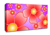 Psychodelic Flowers Canvas Wall Art