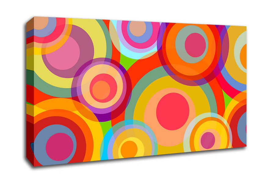 Psychedelic Rainbows Canvas Wall Art
