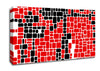 Mosaic Reds Canvas Wall Art