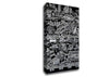 Beautiful Japanese Walled Garden From Above Canvas Wall Art