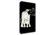 Native Elephant Art B n W Canvas Wall Art