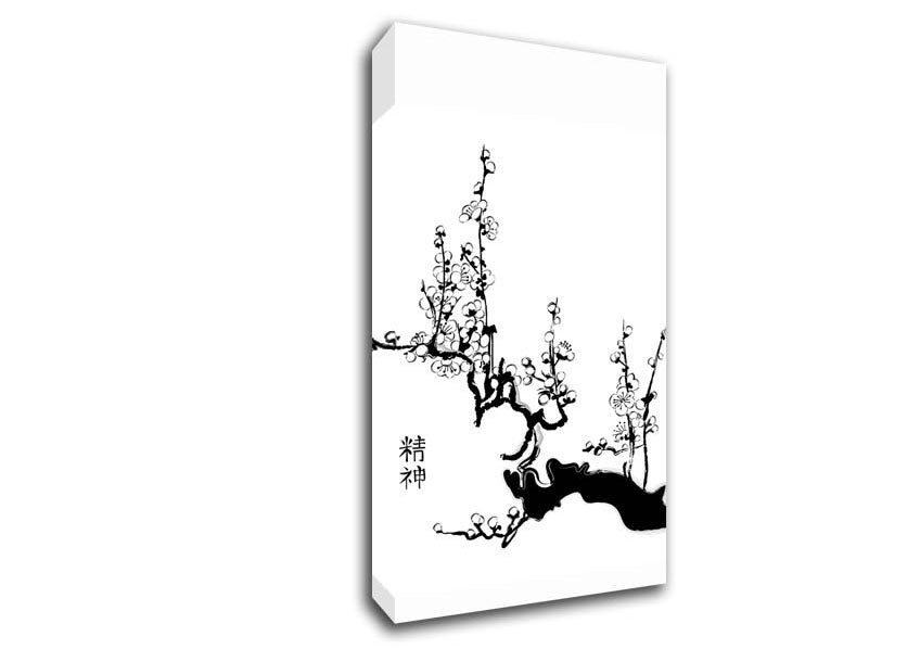 Japanese Tree Of Life Canvas Wall Art