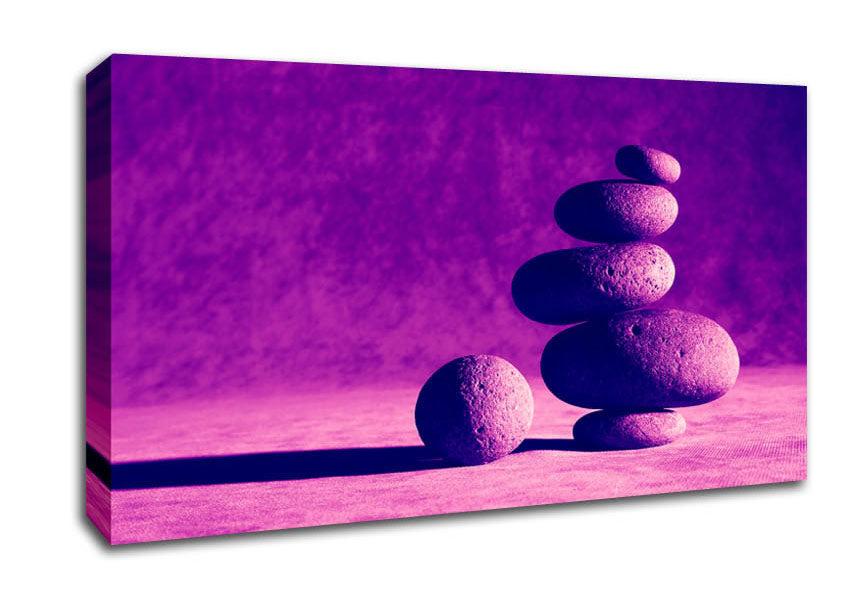 Pink Stone Age Canvas Wall Art