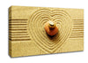 Love Heart Sand Stone Canvas Wall Art