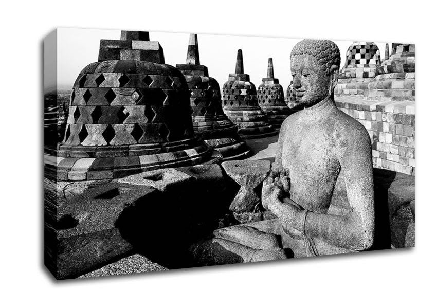 Peaceful Buddha Home Canvas Wall Art