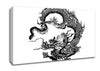 Japanese Dragon Canvas Wall Art