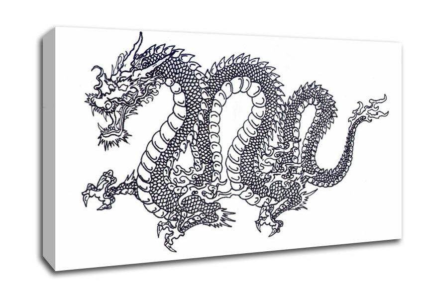 Chinese Dragon Canvas Wall Art