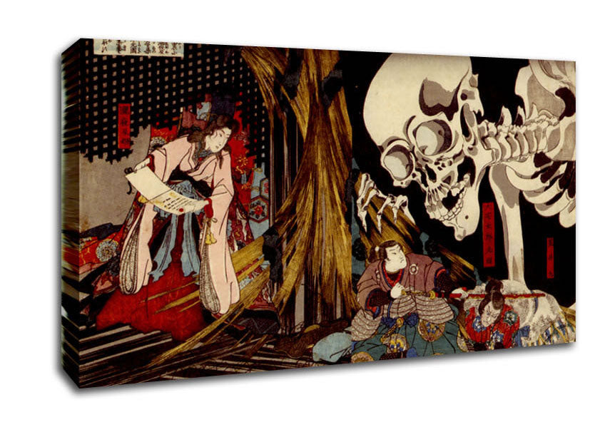 Japanese Retro Nnm Ruu Kuniyosh8 Canvas Wall Art