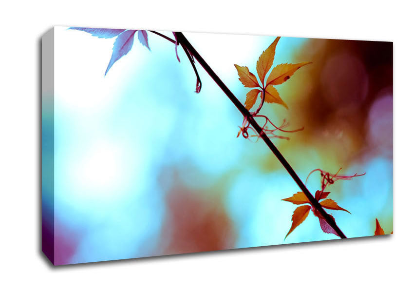 Leaves Close Up Canvas Wall Art