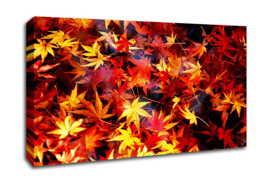 Autumn Spray Canvas Wall Art
