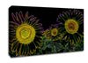 Abstarct Neon Floral 36 Canvas Wall Art