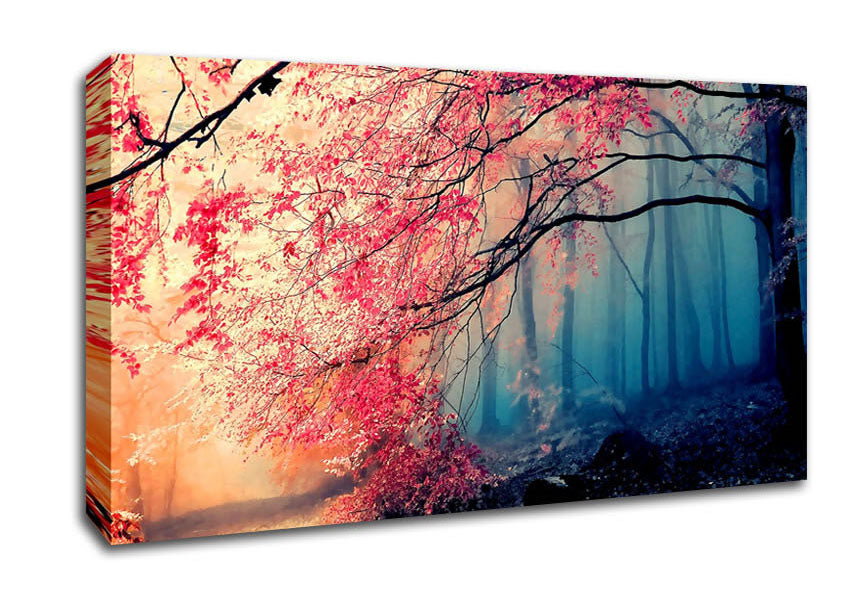 Jungle Forest In Japan Canvas Wall Art