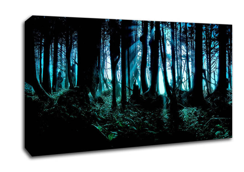 Mysterious Forest Canvas Wall Art