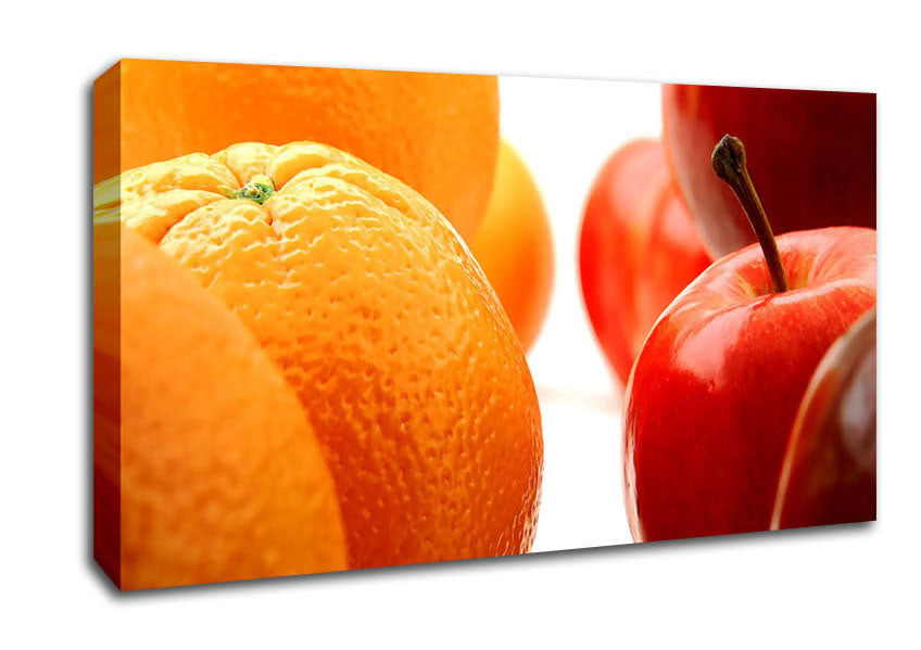 Oranges And Apples Canvas Wall Art