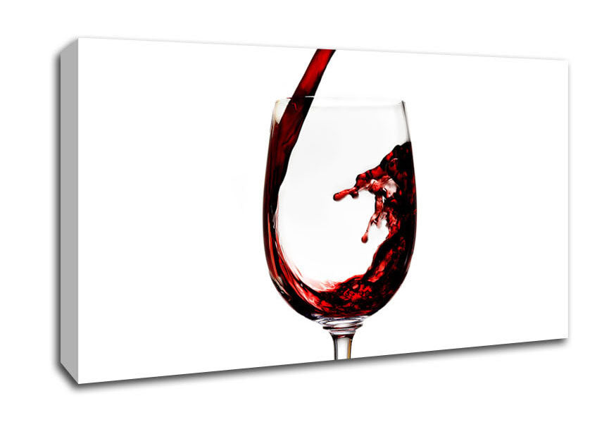 Pouring Red Wine Canvas Wall Art