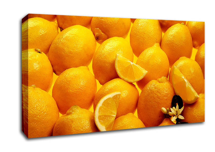 Lemons Canvas Wall Art