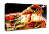 Pizza Delight Canvas Wall Art