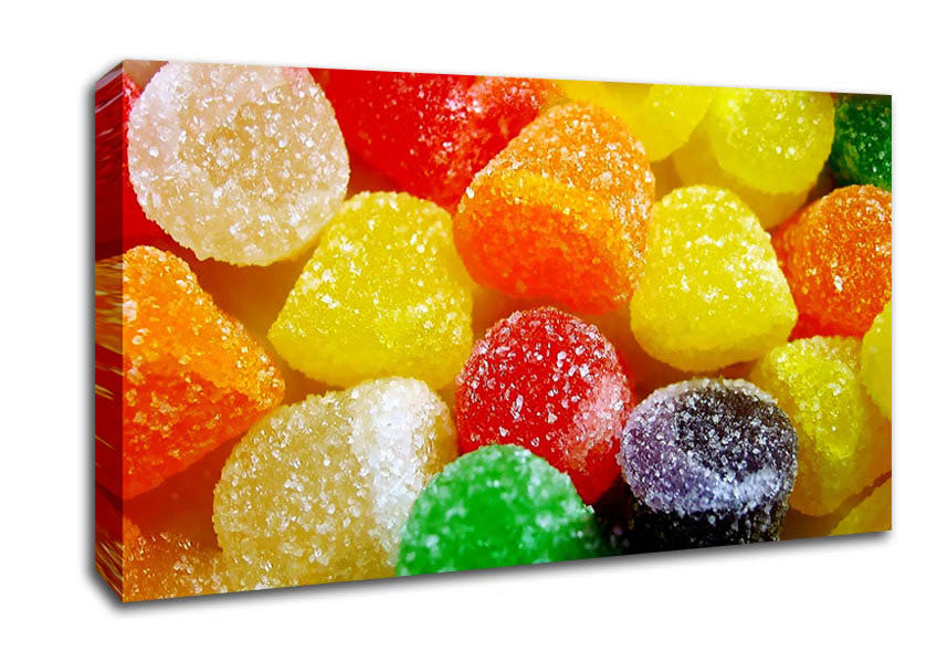 Jelly Tots Canvas Wall Art