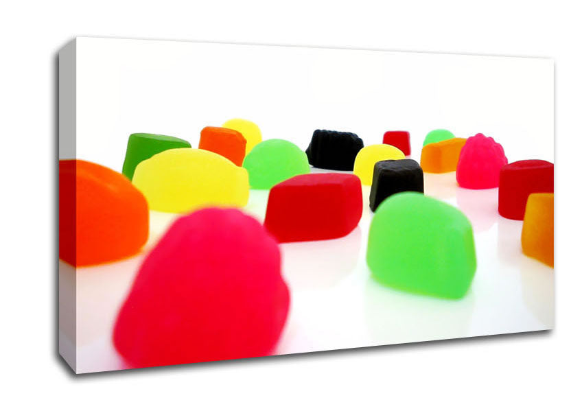 Juicy Winegums Canvas Wall Art