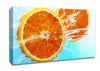 Orange Sun Canvas Wall Art