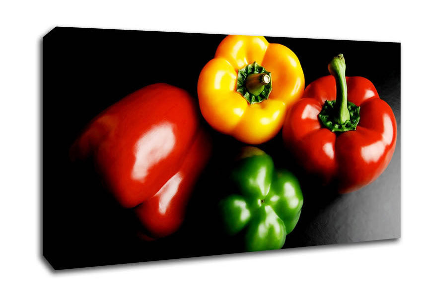 Pepper Kitchen Canvas Wall Art